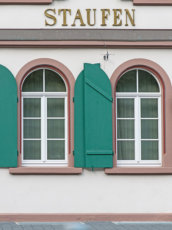 Blick vom Balkon der Ferienwohnung in den Wald am Neumagen