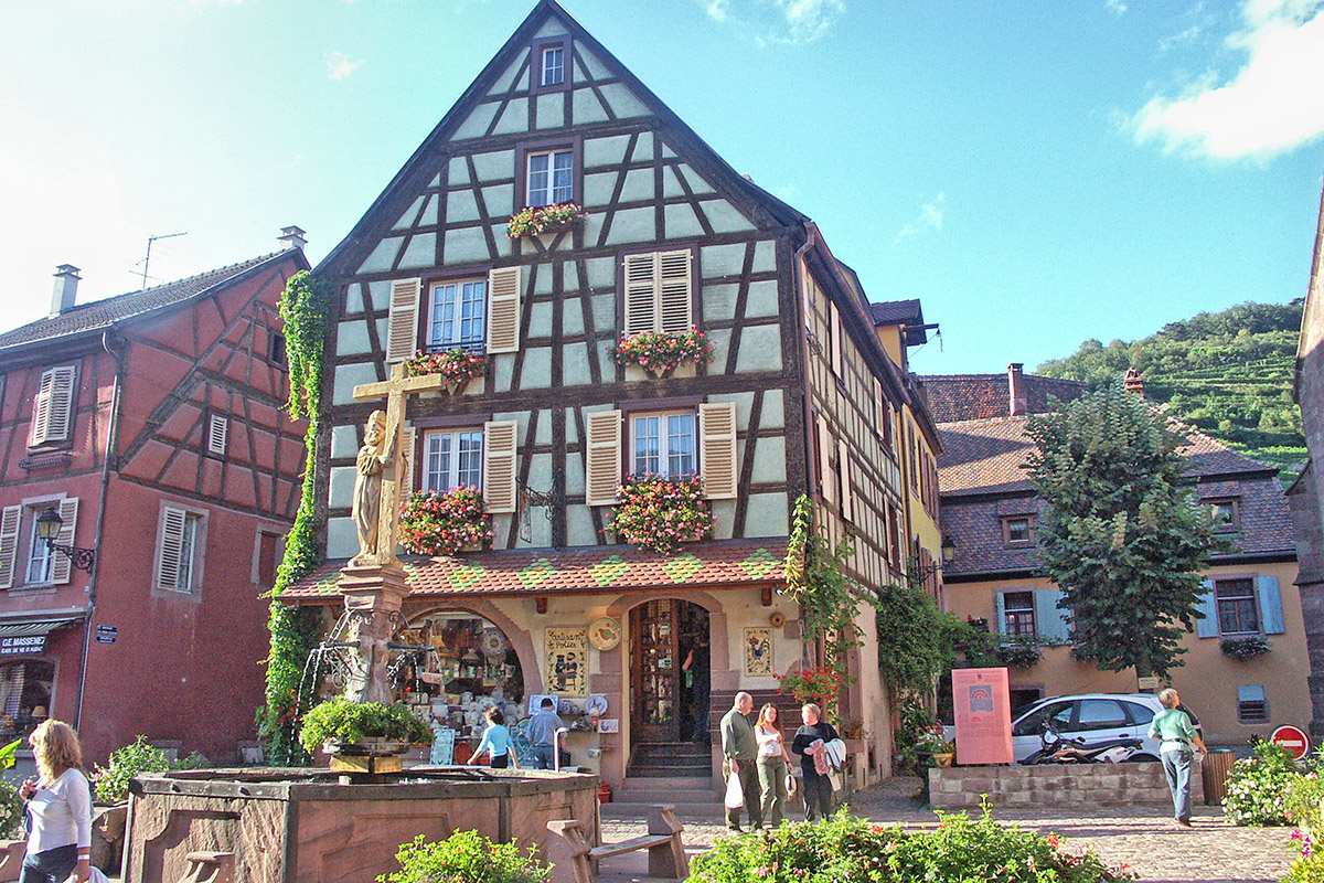 Kaysersberg im Elsass/Frankreich