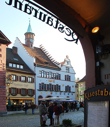 Staufen Rathaus Marktplatz